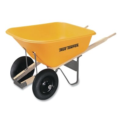 WHEELBARROW 8 CU. FT. POLY DUAL WHL